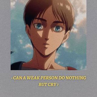 Attack on Titan quote wallpaper