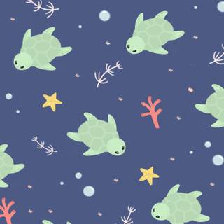 Cartoon reptile iPhone wallpaper