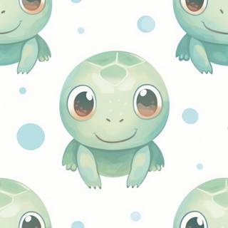 Cartoon reptile iPhone wallpaper