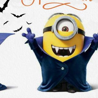 Minions Happy Halloween wallpaper