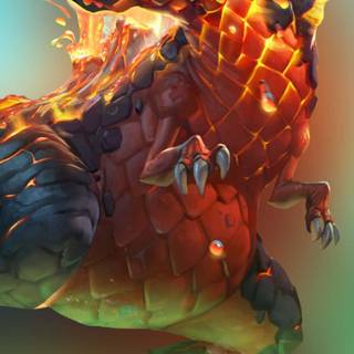 Cartoon reptile iPhone wallpaper