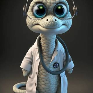 Cartoon reptile iPhone wallpaper