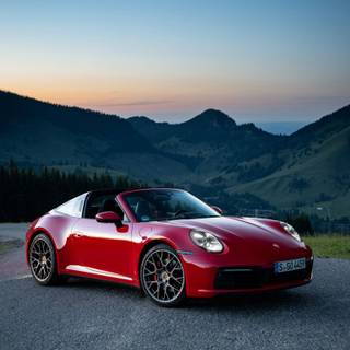 Porsche Gts 992 phone wallpaper