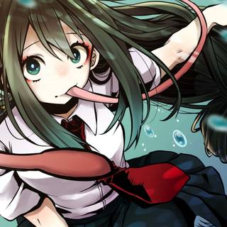 My Hero Academia girl art wallpaper