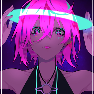 Neon anime PFP wallpaper