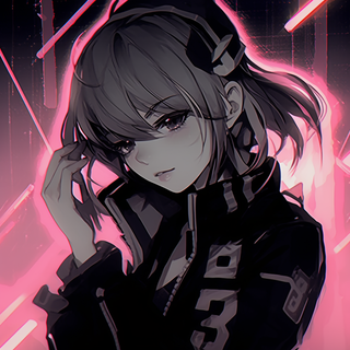 Neon anime PFP wallpaper
