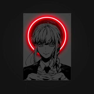 Neon anime PFP wallpaper