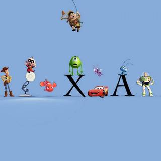 Pixar characters wallpaper