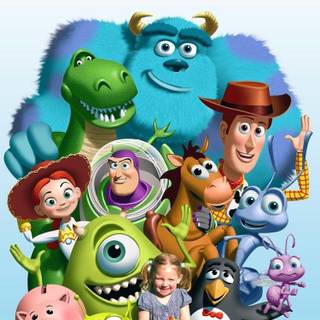 Pixar characters wallpaper