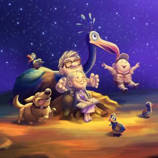 Pixar characters wallpaper