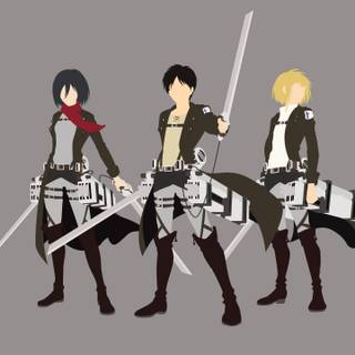 Anime 4k minimal wallpaper