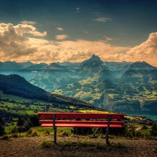 Mountain scenery 4k wallpaper