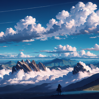 Mountain scenery 4k wallpaper