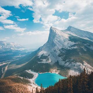 Mountain scenery 4k wallpaper