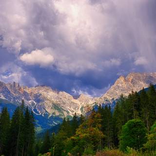 Mountain scenery 4k wallpaper