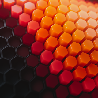 Black and orange 4k wallpaper