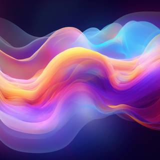 Glowing water wallpaper