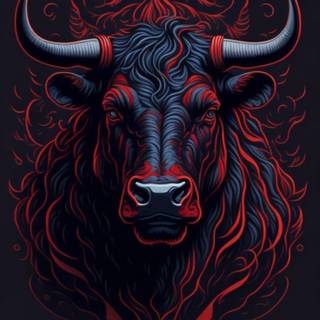 Bull iPhone wallpaper