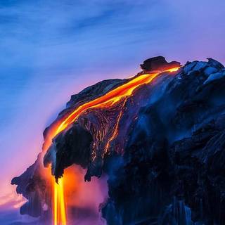 Lava iPhone wallpaper