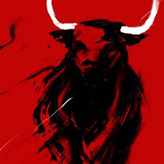 Bull iPhone wallpaper