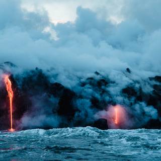 Lava iPhone wallpaper