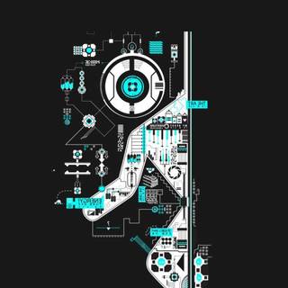 Portal phone wallpaper