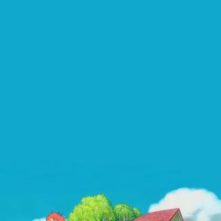 Ponyo iPhone wallpaper