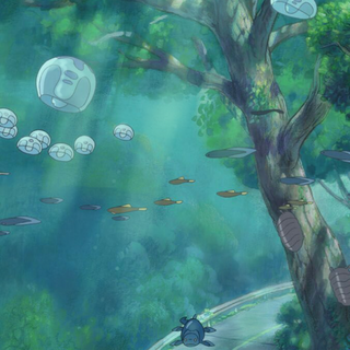 Ponyo iPhone wallpaper