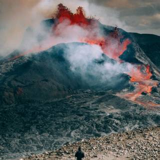 Lava iPhone wallpaper