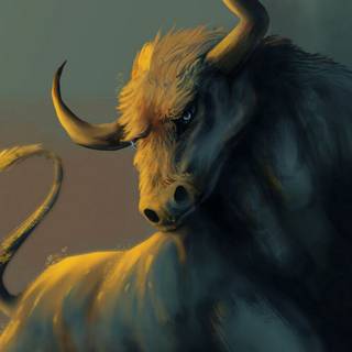 Bull iPhone wallpaper