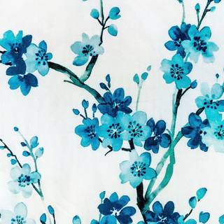 Blue flowers iPhone wallpaper