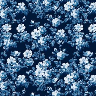 Blue flowers iPhone wallpaper