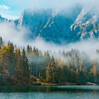 iPhone lake wallpaper