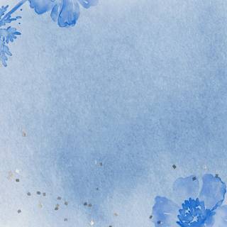 Blue flowers iPhone wallpaper