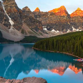 iPhone lake wallpaper