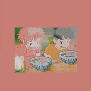 Ponyo iPhone wallpaper