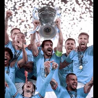 Man City Champions League wallpaper