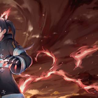 Fire Force 4k PC wallpaper