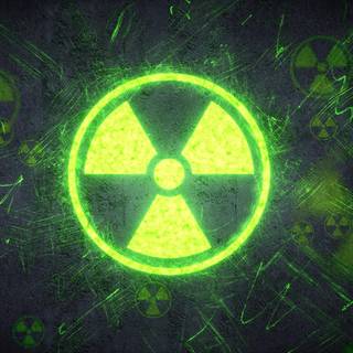 Radioactive uranium wallpaper