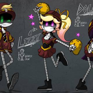 Doll Murder Drones wallpaper