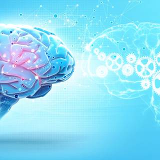 Human vs AI wallpaper