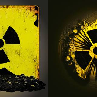 Radioactive uranium wallpaper