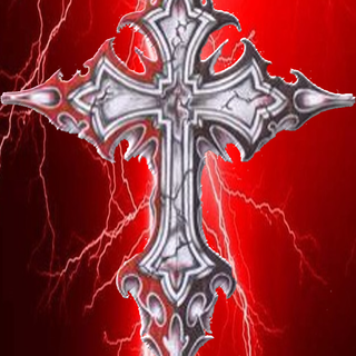 Gothic cross wallpaper