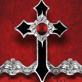 Gothic cross wallpaper