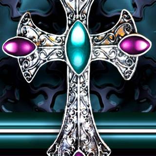 Gothic cross wallpaper