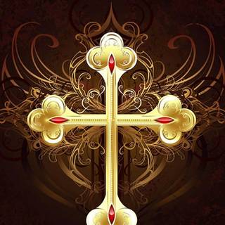Gothic cross wallpaper