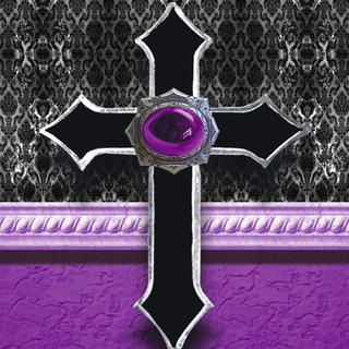 Gothic cross wallpaper