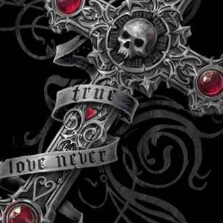 Gothic cross wallpaper
