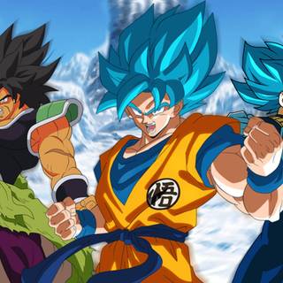 Goku Vegeta Broly wallpaper
