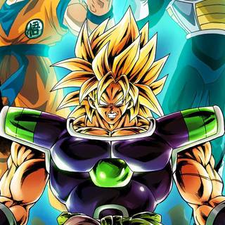 Goku Vegeta Broly wallpaper